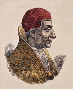 Porträt von Papst Stephan IV (816-817)
