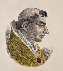 Porträt von Papst Stephan VII. (927-931) von Italian School