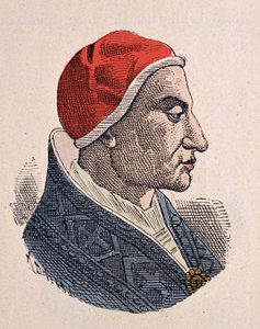 Porträt von Papst Felix IV. (526-530)