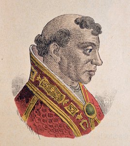 Porträt von Papst Formosus (891-896) von Italian School