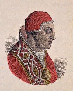 Porträt von Papst Gregor II (715-731)