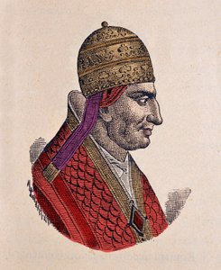 Porträt von Papst Gregor VI (1045-1046) von Italian School