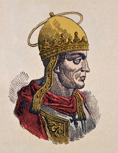 Porträt von Papst Hilarius (461-468) von Italian School