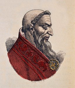 Porträt von Papst Honorius I. (625-638) von Italian School
