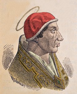 Porträt von Papst Hormisdas (514-523) von Italian School
