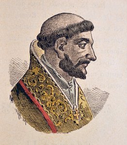 Porträt von Papst Johannes XI. (931-935) von Italian School
