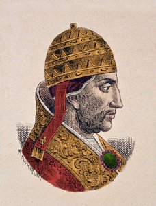 Porträt von Papst Nikolaus III (1277-1280) von Italian School