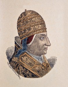 Porträt von Papst Nikolaus V (1447-1455) von Italian School