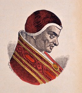 Porträt von Papst Paschalis II (1099-1118)
