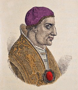 Porträt von Papst Paul I. (757-767) von Italian School