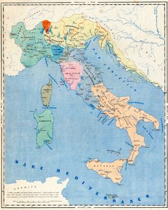 Hauptstädte Italiens, aus 