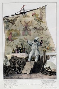 Pulcinella kehrt vom Mond zurück