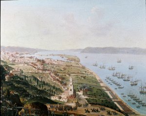Risorgimento: die bourbonischen Armeen von Ferdinand II. der Beiden Sizilien in Messina (Sizilien) im August 1848 zur Rückeroberung Siziliens nach den Aufständen