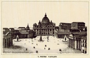 Rom: S. Pietro Vaticano von Italian School