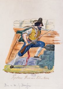 Römischer Volksfreiwilliger des Aufstands von 1848 in Rom