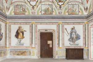 Raum des Jupiter und Merkur: Apollo und Diana von Italian School