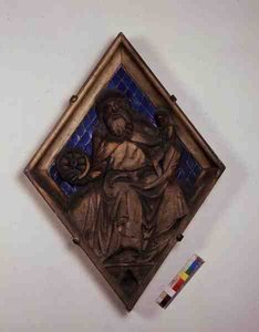 Saturn, Reliefkachel vom Campanile