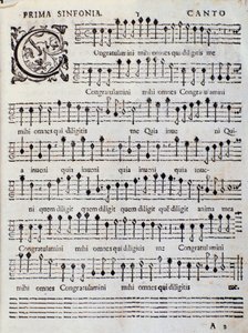 Notenblatt für Konzert 5 in Canzoni alla francese von Adriano Banchieri von Italian School