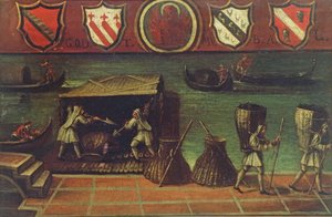 Zeichen der venezianischen Kohlenhändler-Gilde
