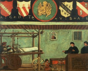 Zeichen der venezianischen Weber-Gilde