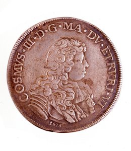 Silberne Piastra aus Florenz, Herrschaft von Cosimo III. de