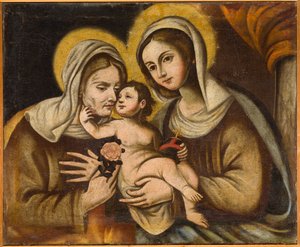 St. Anna, die Jungfrau und das Kind, erste Hälfte des 18. Jahrhunderts