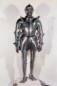 Rüstung, die dem Chevalier Bayard gehört haben soll, um 1510 von Italian School