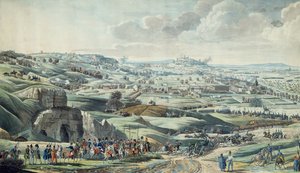 Der Angriff auf Paris durch die alliierten Truppen, Blick von den Höhen von Pantin, 30. März