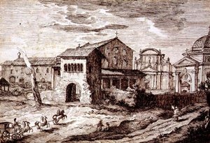 Die Basilika von San Lorenzo, Rom von Italian School