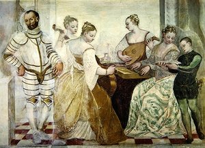 Das Konzert, 1570 (Detail)