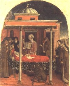 Das Begräbnis des Heiligen Hieronymus, Ferraresische Schule