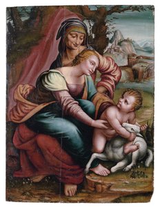 Die Madonna und das Kind mit der heiligen Anna, Norditalienisch von Italian School