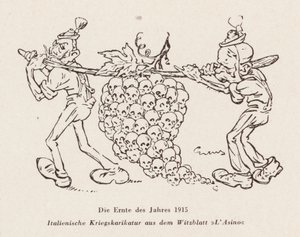 Die Ernte des Jahres 1915 von Italian School