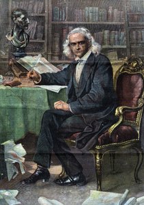 Theodor Mommsen, deutscher Historiker und Politiker (Nobelpreis für Literatur 1902) - in 
