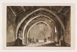 Ansicht eines Kircheninneren, frühes 19. Jahrhundert