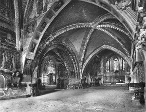 Ansicht des Inneren der Unterkirche