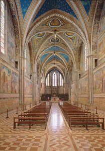 Ansicht des Innenraums der Oberkirche