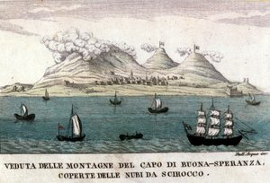 Ansichten der Berge des Kaps der Guten Hoffnung