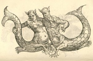 Illustration von Monstra Niliaca Parei aus Aldrovandis Geschichte der Monster, 1642 von Italian School