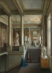 Haupttreppe der Akademie der Schönen Künste in St. Petersburg, 1830
