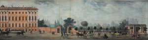 Der Anichkov-Palast. Aus dem Panorama des Newski-Prospekts, 1830