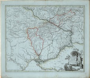 Allgemeine Karte des Gouvernements Noworossijsk, 1779