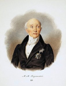 Porträt des Staatssekretärs und Reformers Graf Michail Speransky, 1772-1839