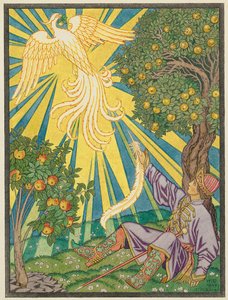 Iwan Zarewitsch und der Feuervogel von Ivan Yakovlevich Bilibin