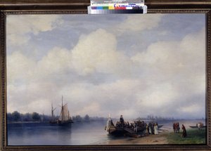 Die Ankunft von Peter dem Großen von Ivan Konstantinovich Aivazovsky