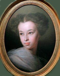 Porträt von Natalia Alexandrovna Pushkina, Gräfin von Merenberg (1836-1913), Tochter des Dichters