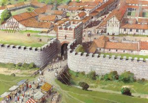 Römische Stadtmauern von Silchester, 3. Jahrhundert von Ivan Lapper