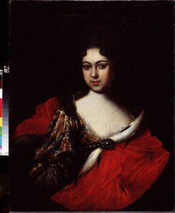 Porträt der Zarewna Praskovia Ivanovna (1694-1731), Nichte von Peter dem Großen und Tochter von Iwan V von Ivan Nikitich Nikitin