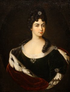 Porträt der Gräfin Smaragda Maria Cantemir, Ende der 1710er-Anfang der 1720er Jahre von Ivan Nikitich Nikitin