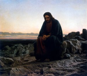 Christus in der Wüste von Ivan Nikolaevich Kramskoy